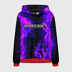 Толстовка-худи мужская MINECRAFT, цвет: 3D-красный