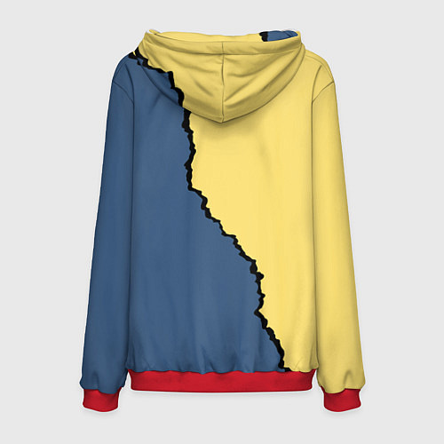 Мужская толстовка Fallout logo boy / 3D-Красный – фото 2