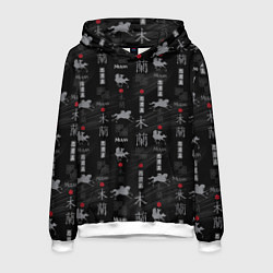 Мужская толстовка Mulan Black Pattern