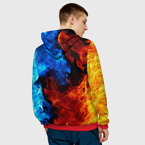 Мужская толстовка FORD / 3D-Красный – фото 4