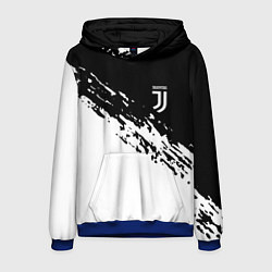 Толстовка-худи мужская JUVENTUS, цвет: 3D-синий