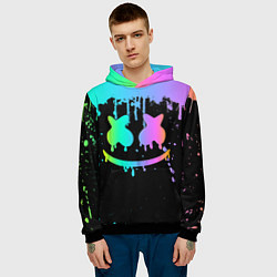 Толстовка-худи мужская MARSHMELLO, цвет: 3D-черный — фото 2