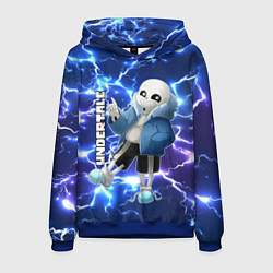 Толстовка-худи мужская UNDERTALE АНДЕРТЕЙЛ, цвет: 3D-синий