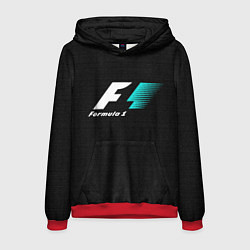 Толстовка-худи мужская Formula 1, цвет: 3D-красный