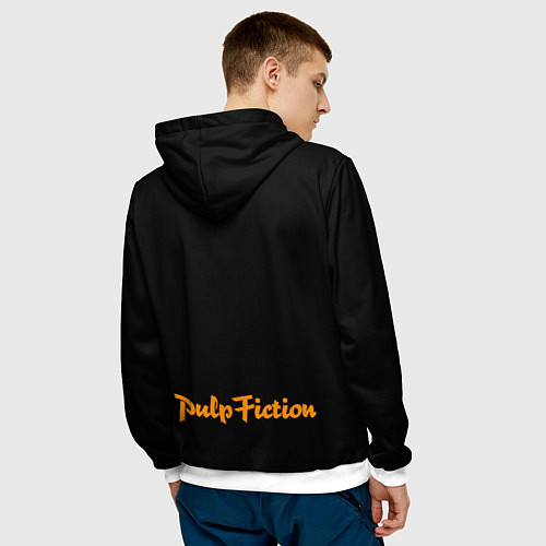 Мужская толстовка Криминальное чтиво / 3D-Белый – фото 4