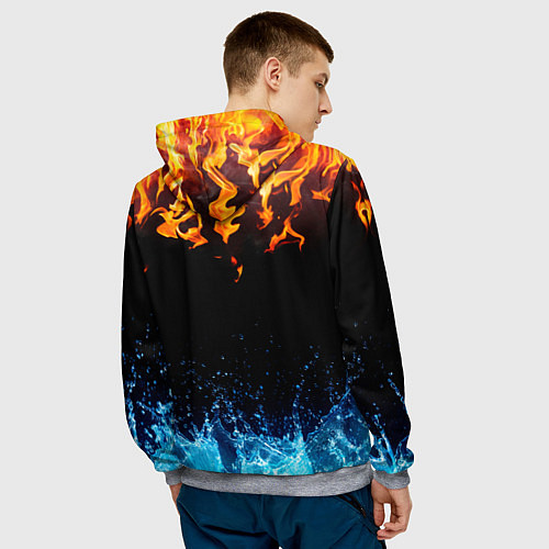 Мужская толстовка Borderlands 3 / 3D-Меланж – фото 4