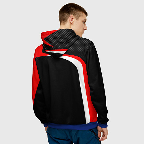 Мужская толстовка EVO Racer uniform / 3D-Синий – фото 4