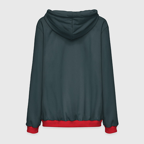 Мужская толстовка Джентльмены / 3D-Красный – фото 2