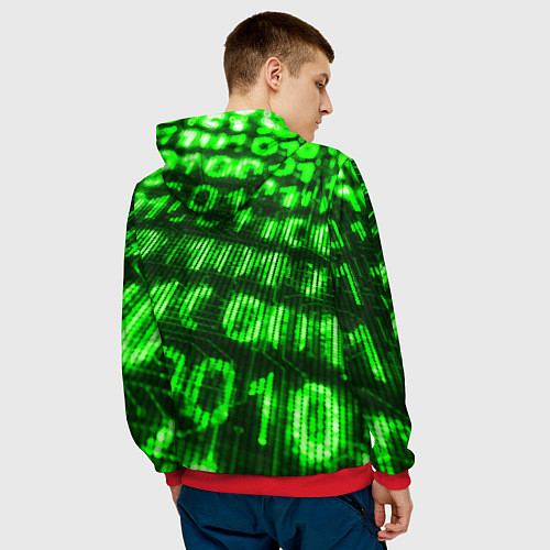 Мужская толстовка MINECRAFT / 3D-Красный – фото 4