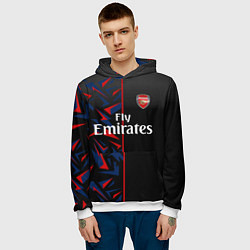 Толстовка-худи мужская ARSENAL UNIFORM 2020, цвет: 3D-белый — фото 2