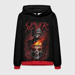 Толстовка-худи мужская Slayer, цвет: 3D-красный