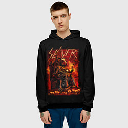 Толстовка-худи мужская Slayer, цвет: 3D-черный — фото 2