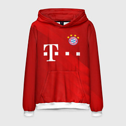 Толстовка-худи мужская FC Bayern Munchen, цвет: 3D-белый