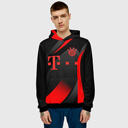 Толстовка-худи мужская FC Bayern Munchen, цвет: 3D-черный — фото 2