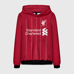 Толстовка-худи мужская Liverpool FC, цвет: 3D-черный