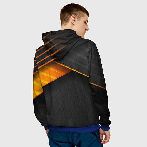 Мужская толстовка Lamborghini / 3D-Синий – фото 4