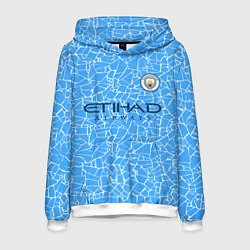 Толстовка-худи мужская Manchester City 2021 Home Kit, цвет: 3D-белый