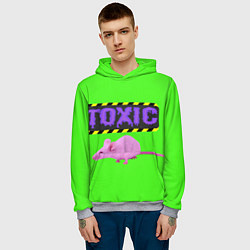 Толстовка-худи мужская Toxic, цвет: 3D-меланж — фото 2