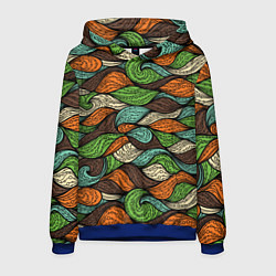 Мужская толстовка Абстрактные волны