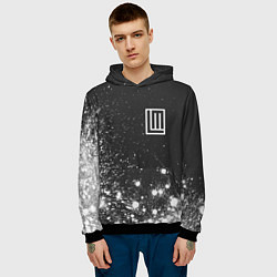 Толстовка-худи мужская LINDEMANN ЛИНДЕМАНН, цвет: 3D-черный — фото 2
