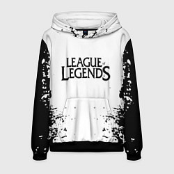 Толстовка-худи мужская League of legends, цвет: 3D-черный