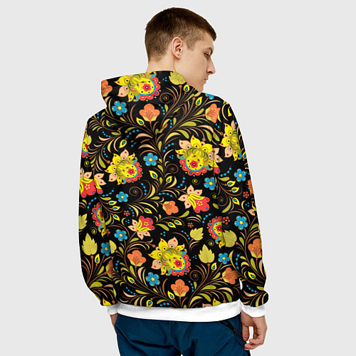 Мужская толстовка Русская красавица / 3D-Белый – фото 4