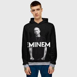 Толстовка-худи мужская EMINEM, цвет: 3D-меланж — фото 2