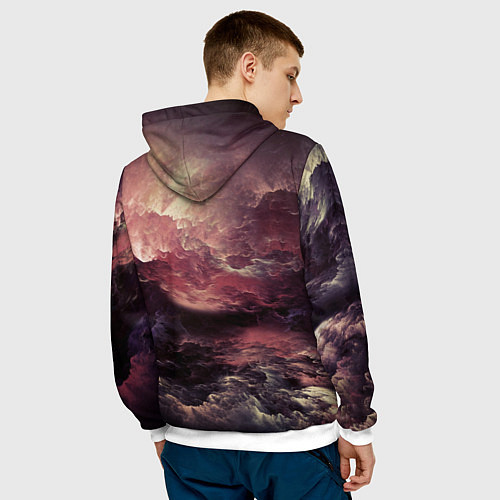 Мужская толстовка The World Is Yours / 3D-Белый – фото 4