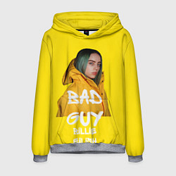 Толстовка-худи мужская Billie Eilish Билли Айлиш, цвет: 3D-меланж