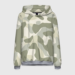 Толстовка-худи мужская Camouflage 1, цвет: 3D-меланж