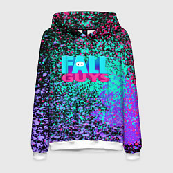 Толстовка-худи мужская Fall Guys, цвет: 3D-белый