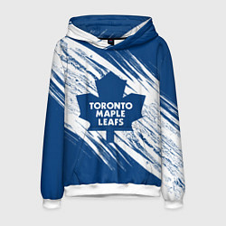 Толстовка-худи мужская Toronto Maple Leafs,, цвет: 3D-белый