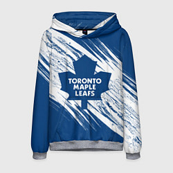 Толстовка-худи мужская Toronto Maple Leafs,, цвет: 3D-меланж