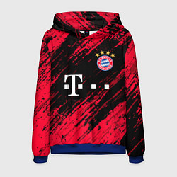 Толстовка-худи мужская BAYERN MUNCHEN БАВАРИЯ, цвет: 3D-синий