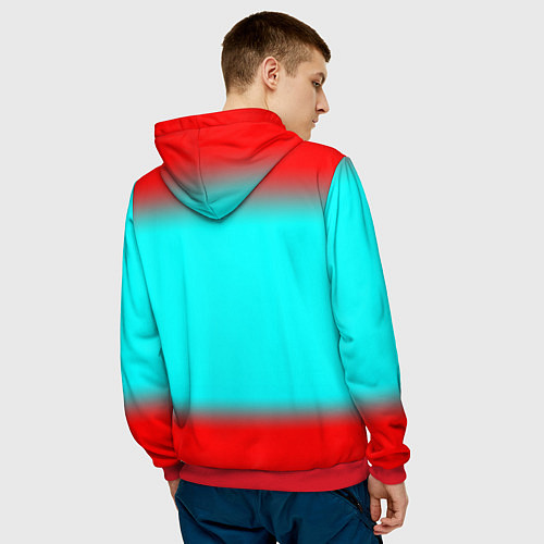 Мужская толстовка GHOSTEMANE / 3D-Красный – фото 4