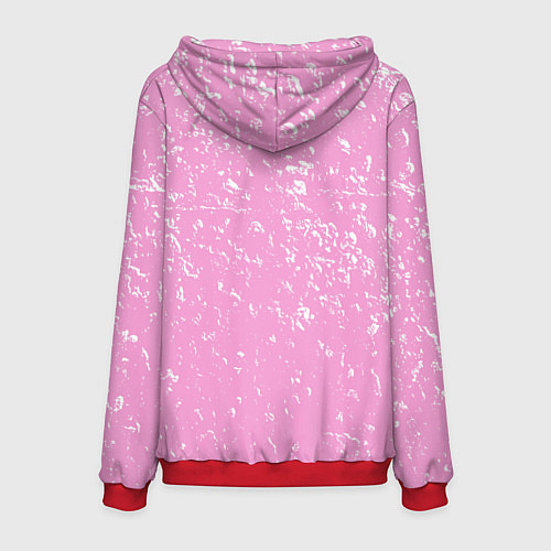 Мужская толстовка Форма голоса / 3D-Красный – фото 2