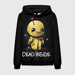 Толстовка-худи мужская DEAD INSIDE, цвет: 3D-черный