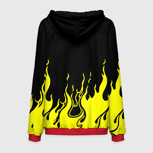 Мужская толстовка CYBERPUNK 2077 / 3D-Красный – фото 2