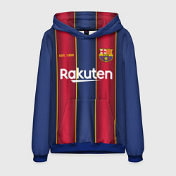 Толстовка-худи мужская BARCELONA 2021 - ДОМАШНЯЯ, цвет: 3D-синий
