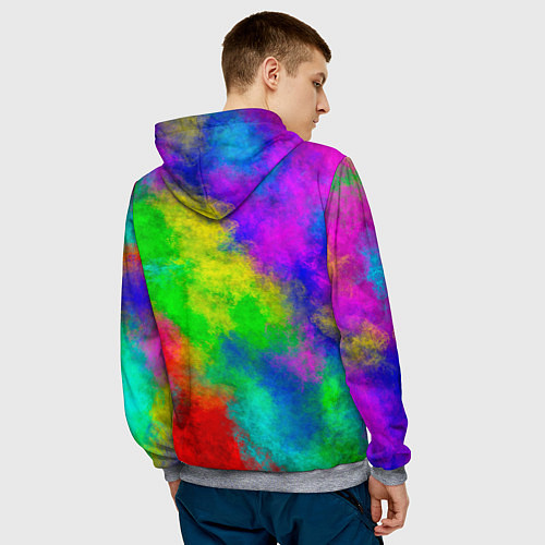 Мужская толстовка Multicolored / 3D-Меланж – фото 4