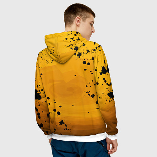 Мужская толстовка Among Us Cheese Z / 3D-Белый – фото 4