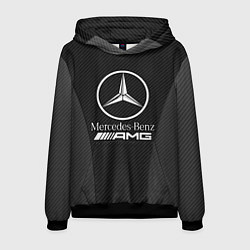 Толстовка-худи мужская MERCEDES-BENZ, цвет: 3D-черный