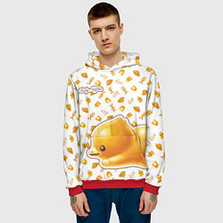 Толстовка-худи мужская Baby Niffler Sticker, цвет: 3D-красный — фото 2
