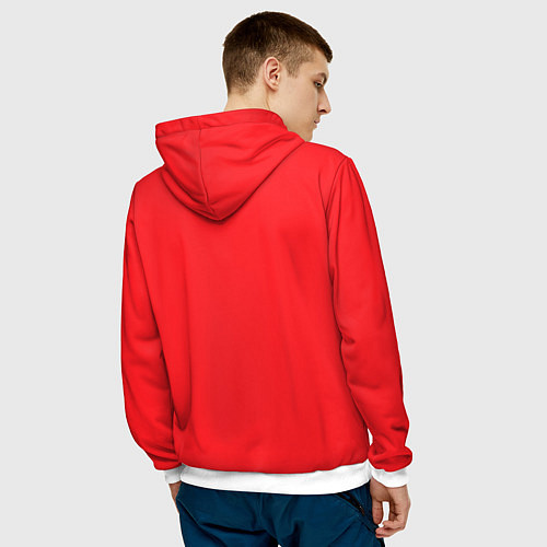 Мужская толстовка VIVA LA / 3D-Белый – фото 4