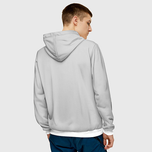 Мужская толстовка Inception / 3D-Белый – фото 4