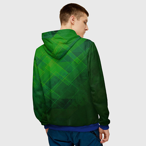 Мужская толстовка Доктор Стоун / 3D-Синий – фото 4