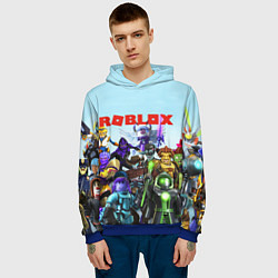 Толстовка-худи мужская ROBLOX, цвет: 3D-синий — фото 2