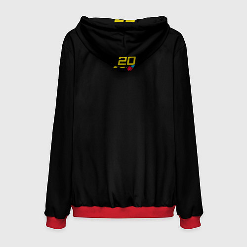 Мужская толстовка Cyberpunk 2077 / 3D-Красный – фото 2