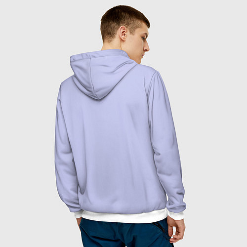 Мужская толстовка Магический аксолотль / 3D-Белый – фото 4