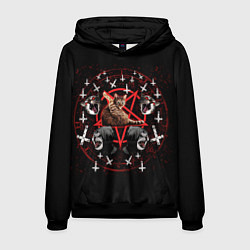 Мужская толстовка Satanic Cat